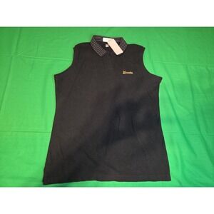 Vintage Mn Gophers Womens Sleeveless Polo Shirt Time Oit For Her Size XL 18-20